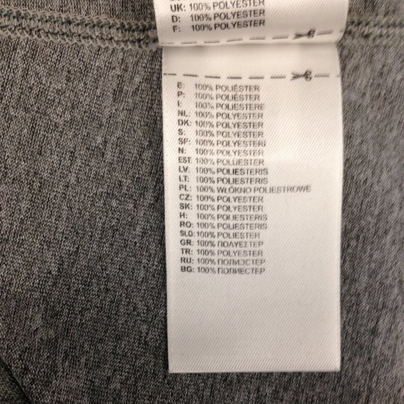 Adidas Activewear Top Women's Large Fitted Gray - Picture 4 of 8